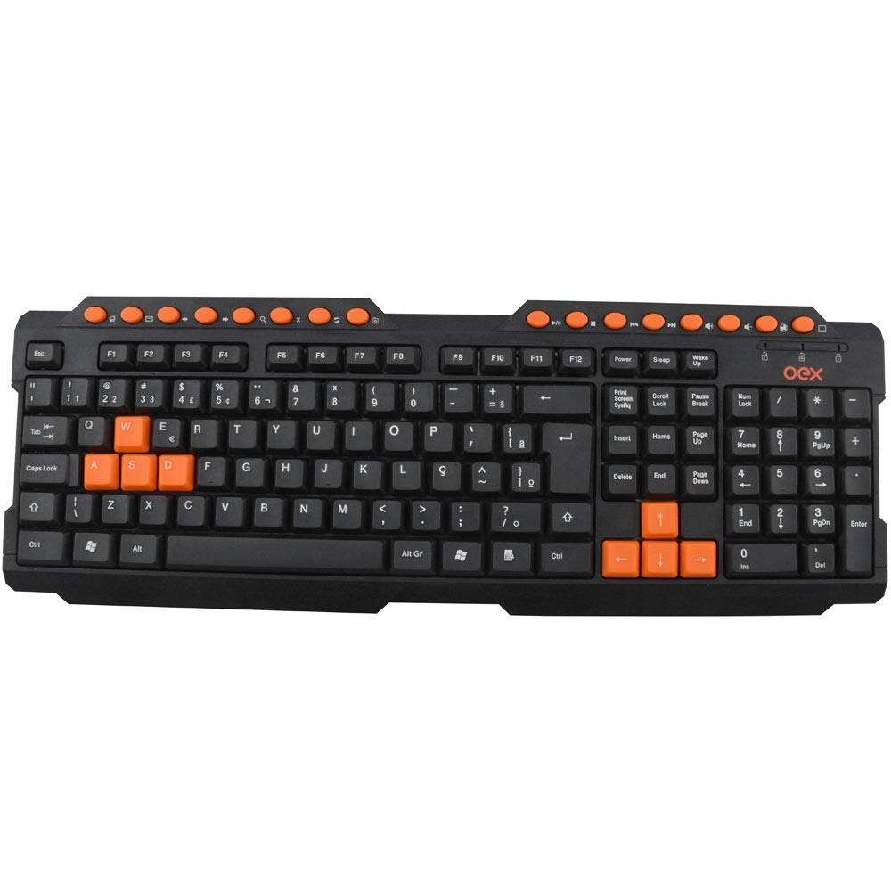 TECLADO GAMER ACTION LARANJA TC200