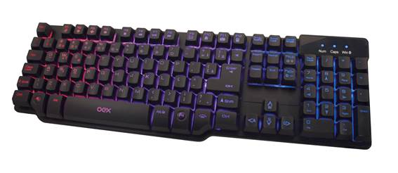 TECLADO GAMER MULTIMIDIA FORCE X  PRETO TC201