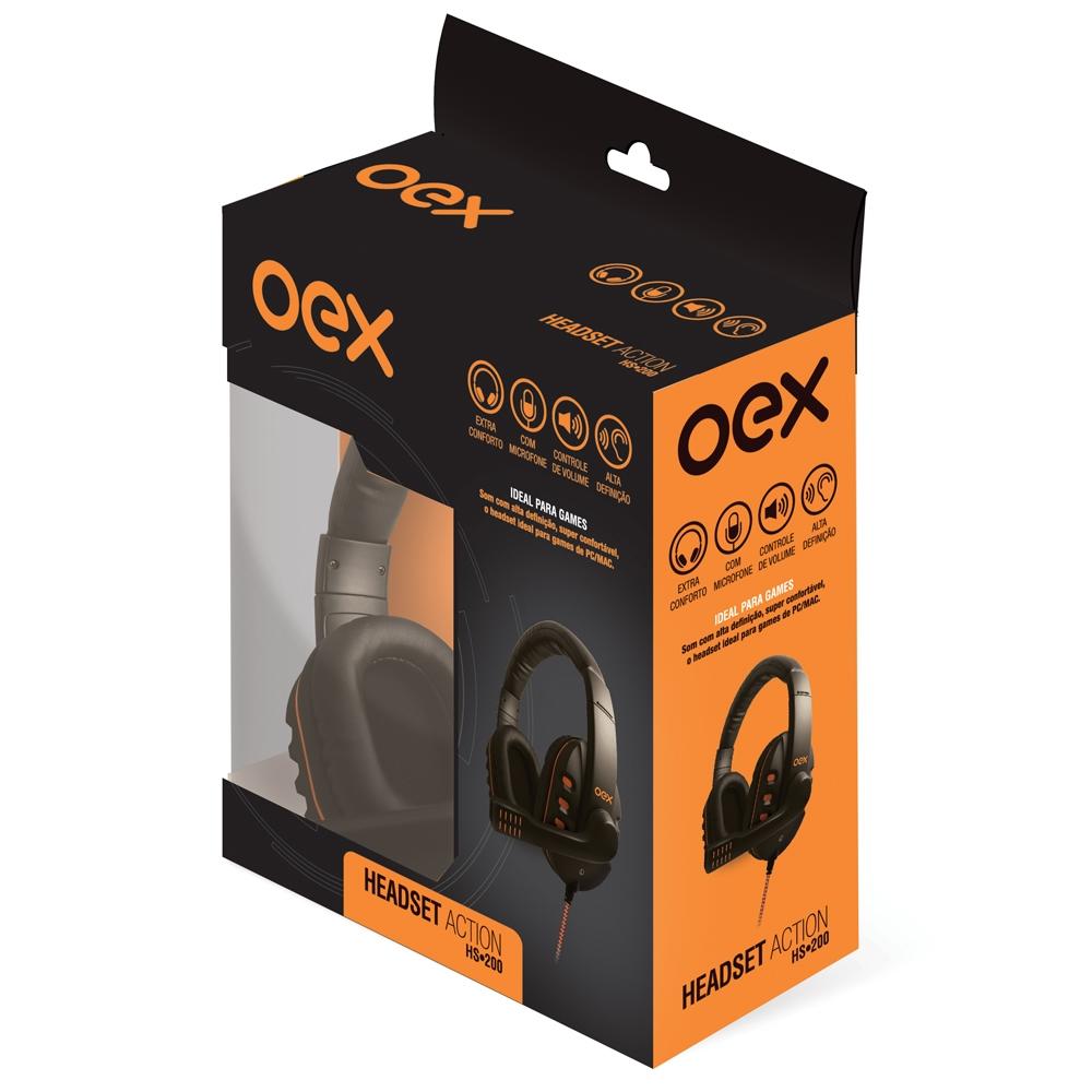 HEADSET GAMER ACTION HS-200