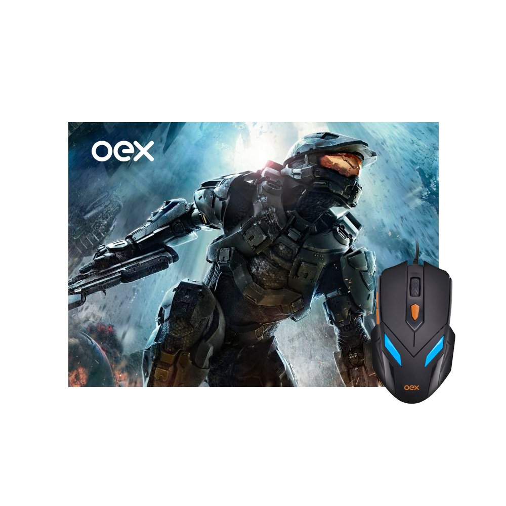 MOUSE USB+MOUSEPAD GAMER WAR (MC100)