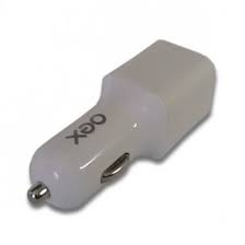 CARREGADOR USB VEICULAR BRANCO (CG101)