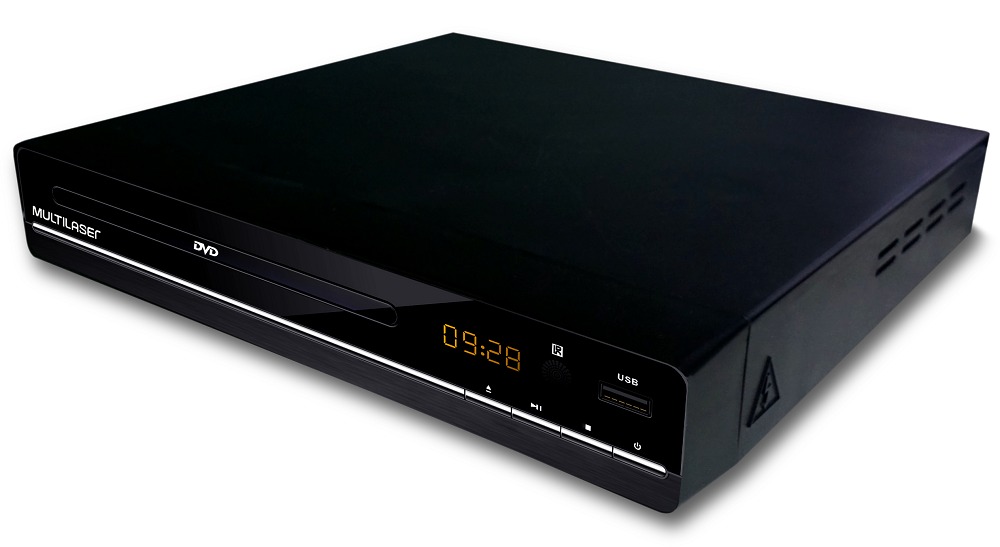 DVD PLAYER 3 EM 1 MULTIMIDIA USB PRETO (SP252)