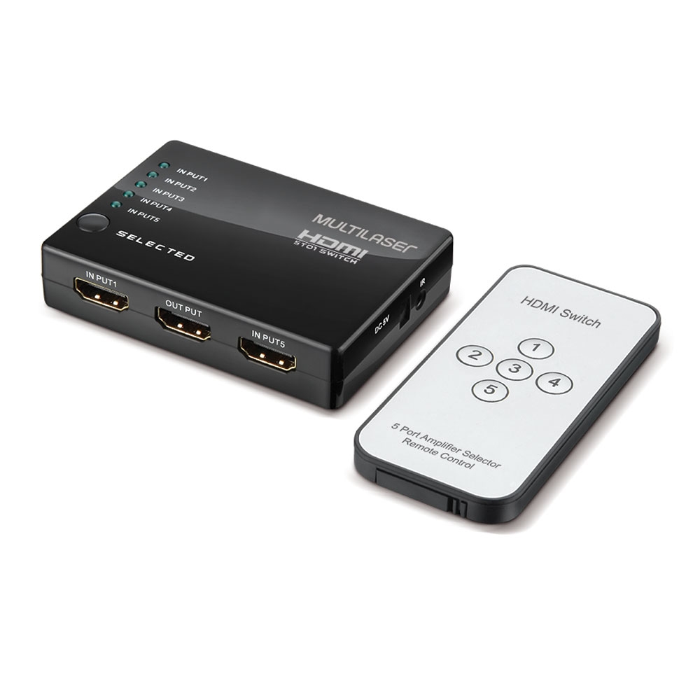 HUB 5 PORTAS HDMI (WI346) Código: 109475 HUB 5 PORTAS HDMI (WI346)
