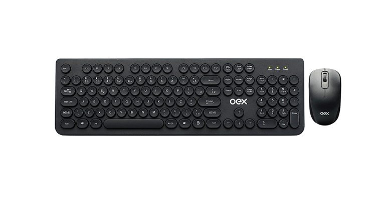 TECLADO+MOUSE WIRELESS MULTIMIDIA POP PRETO TM410