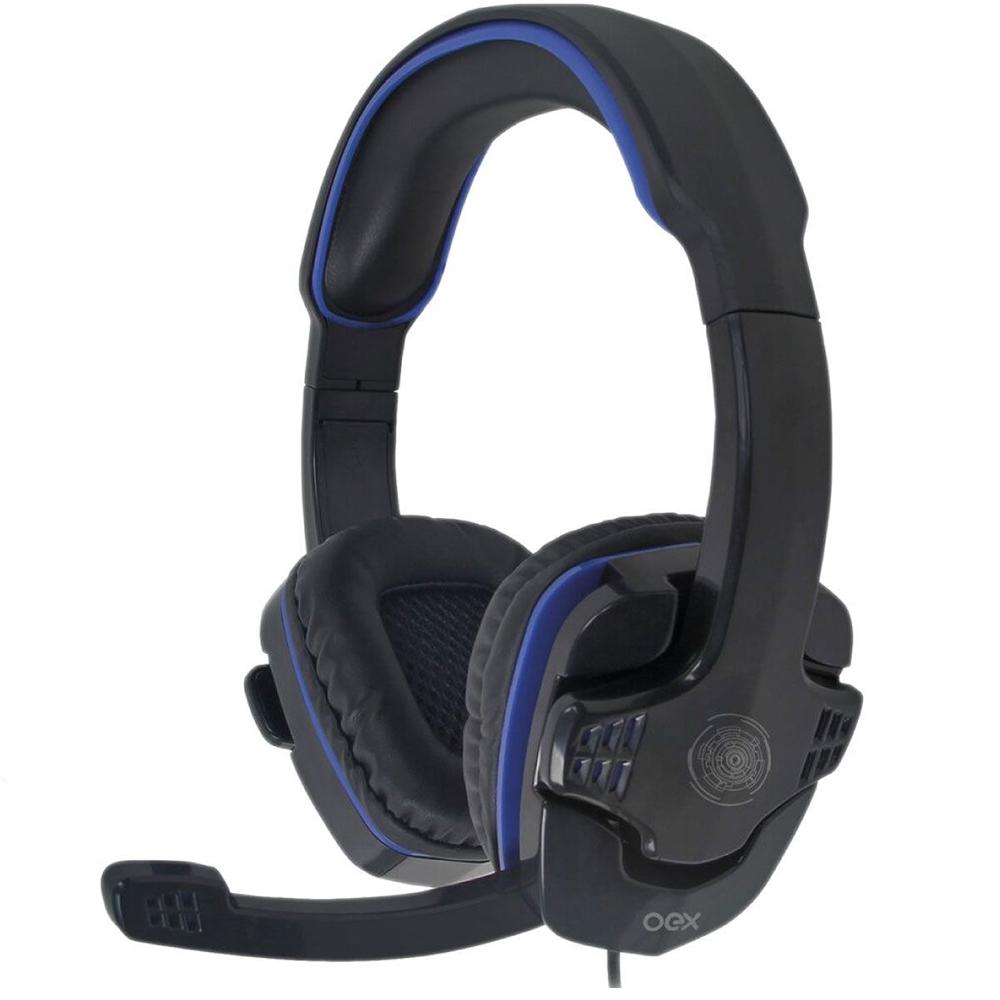 HEADSET GAMER STALKER P2 PRETO/AZUL - HS209