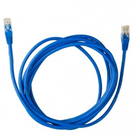 CABO DE REDE-4P- 5MTS PLUS CABLE CAT5E AZUL - PC-ETHU50BL