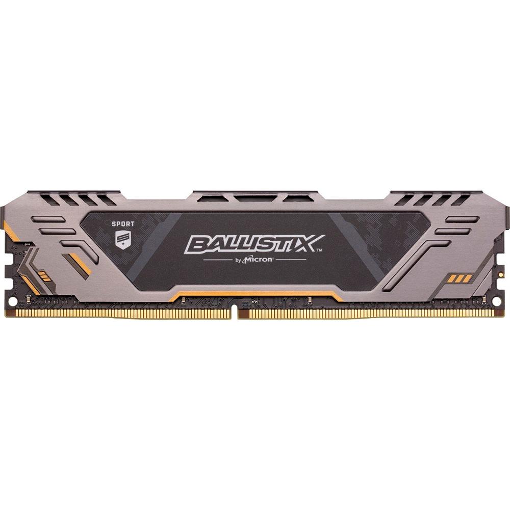 MEM DDR4  8GB/2666 CRUCIAL BBALLISTIX SPORT AT GRAY (BLS8G4D26BFSTK)