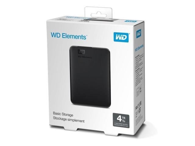 HD PORTATIL 4 TB WESTERN DIGITAL WDBU6Y0040BBK