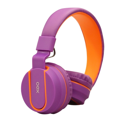 HEADSET FLUOR ROXO HS107