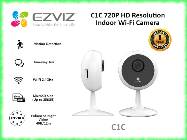 CAMERA EZVIZ SMART WI-FI (CS-C1C-D0-1D1WFR)