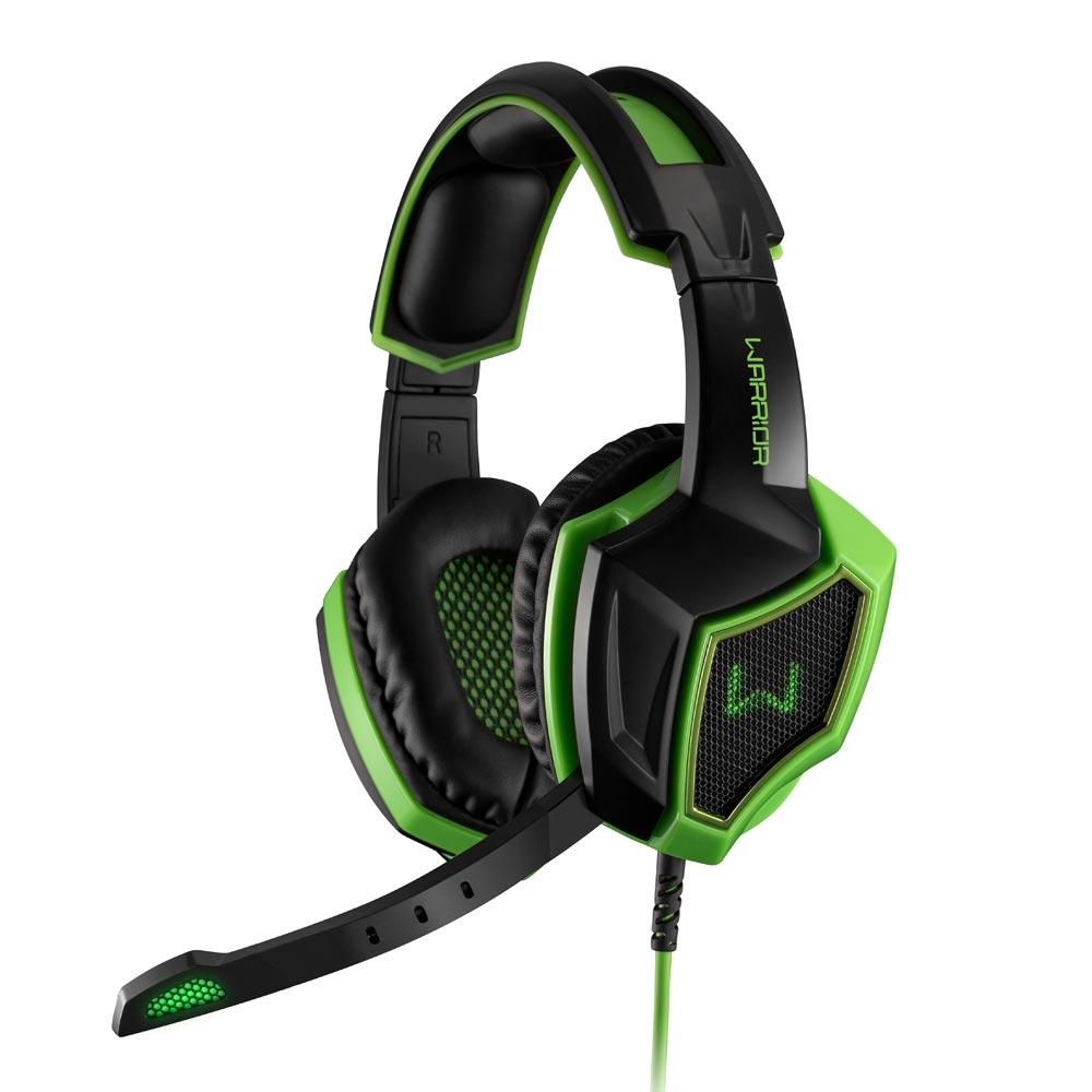 HEADSET GAMER WARRIOR 7.1 USB COM LED VERDE (PH224)