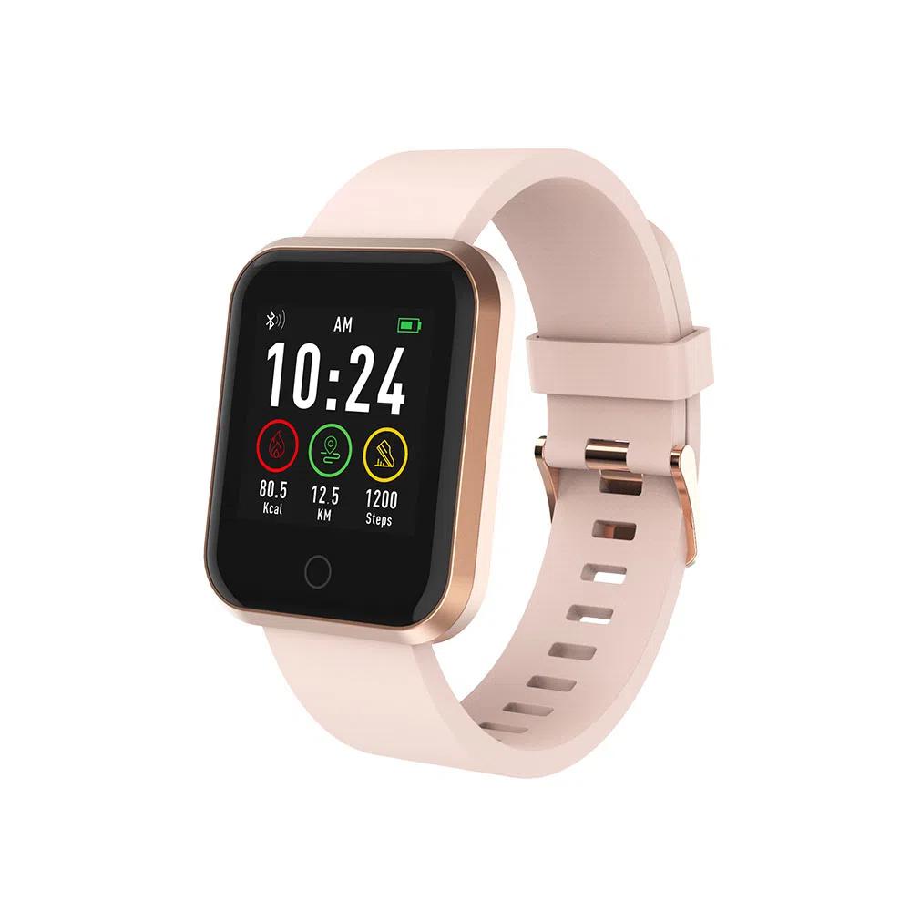 RELOGIO SMARTWATCH ROMA ATRIO ANDROID/IOS ROSE ES268