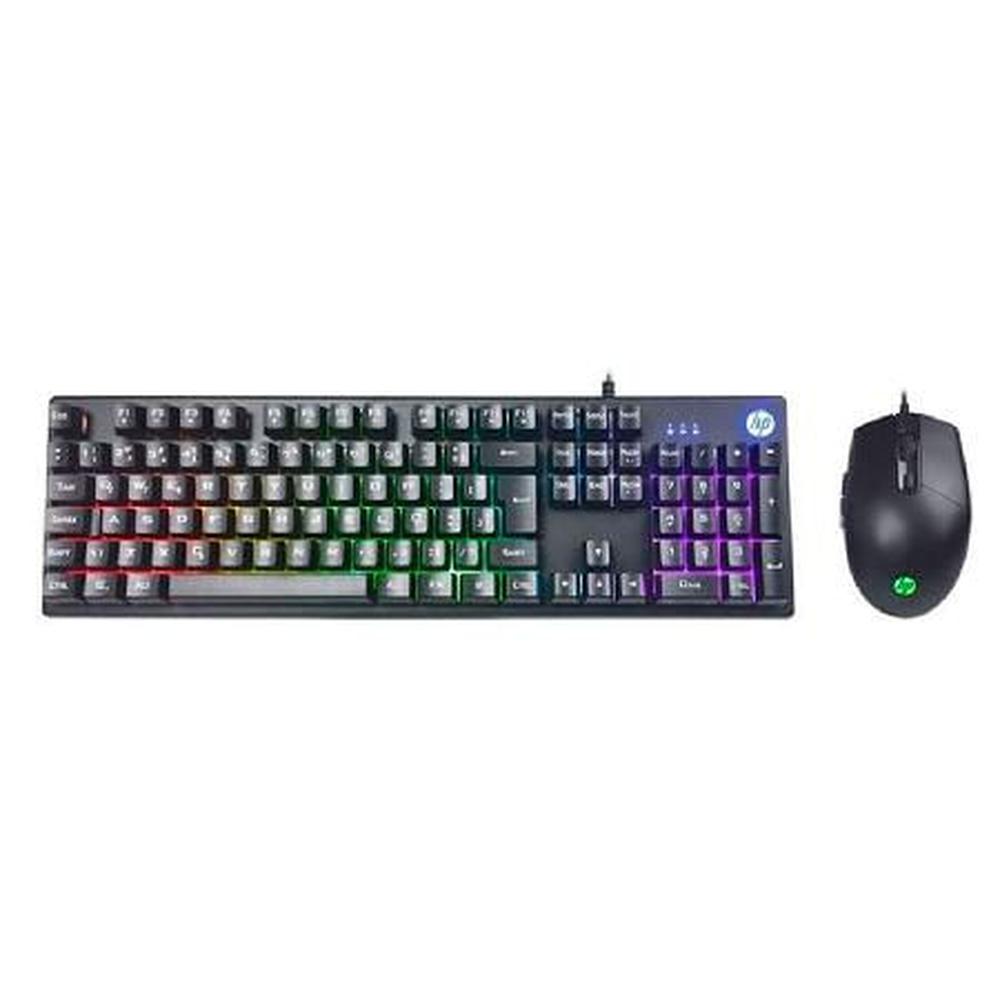 TECLADO+MOUSE USB GAMER PRETO HP (KM300F)