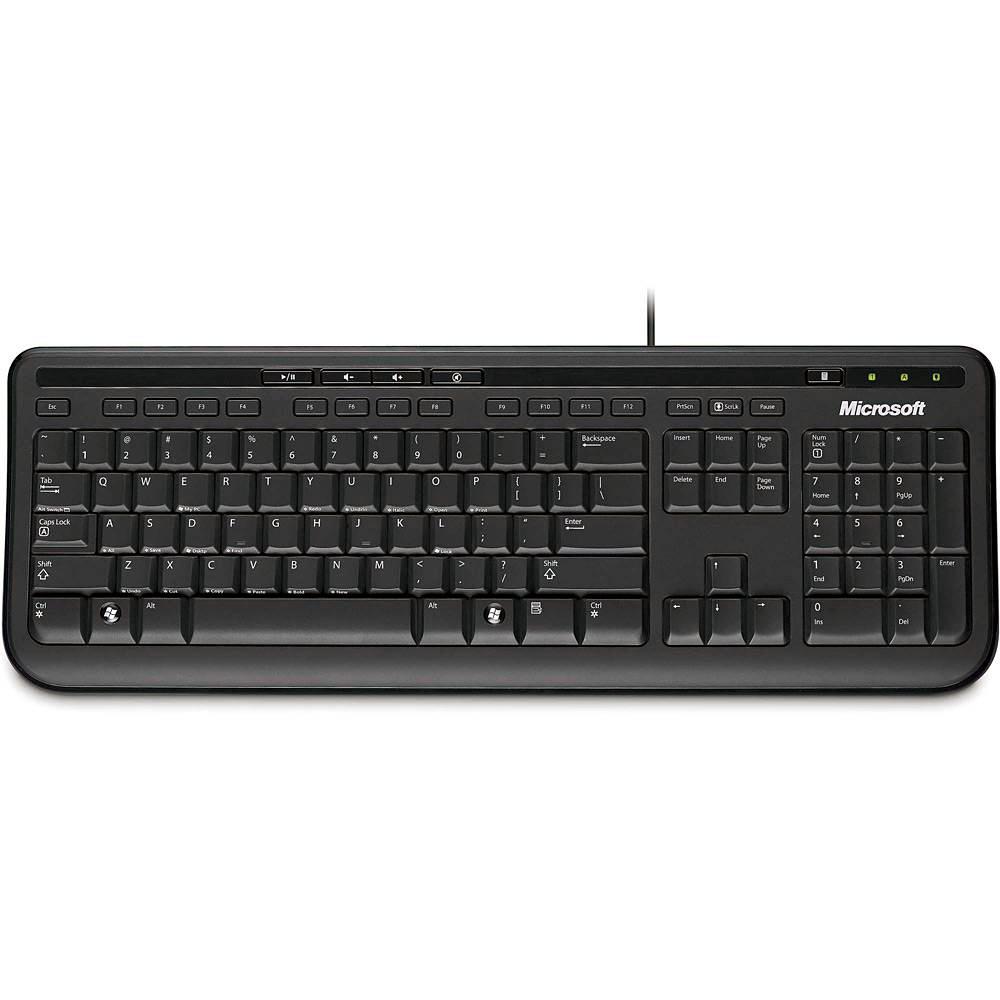 TECLADO+MOUSE USB 600 PRETO ANB-00005