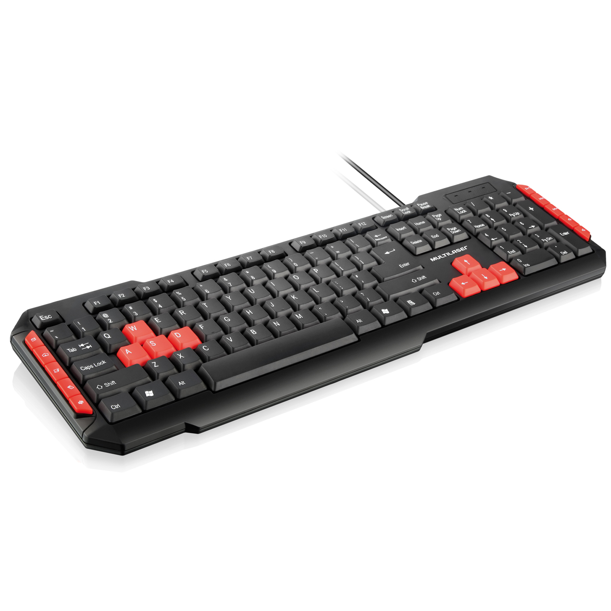 TECLADO GAMER TECLAS VERMELHAS (TC160)