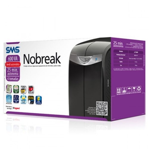 NO BREAK  600VA SMS STATION II BIVOLT