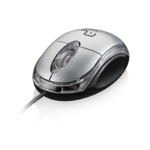 MOUSE USB CLASSIC PRATA (MO180)