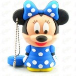 PEN DRIVE  8 GB MINNIE BABY AZUL