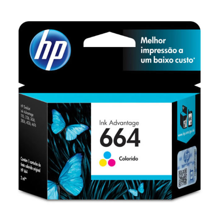 CARTUCHO HP F6V28AB COLOR 664 (2 ML)