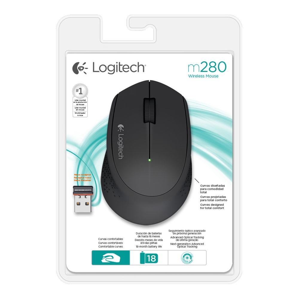 MOUSE WIRELESS LOGITECH M280 PRETO