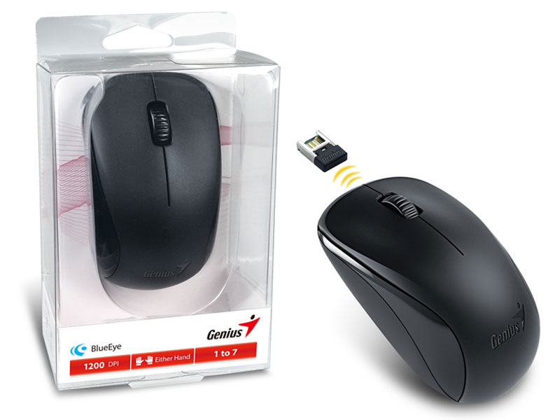 MOUSE WIRELESS NX-7000 PRETO